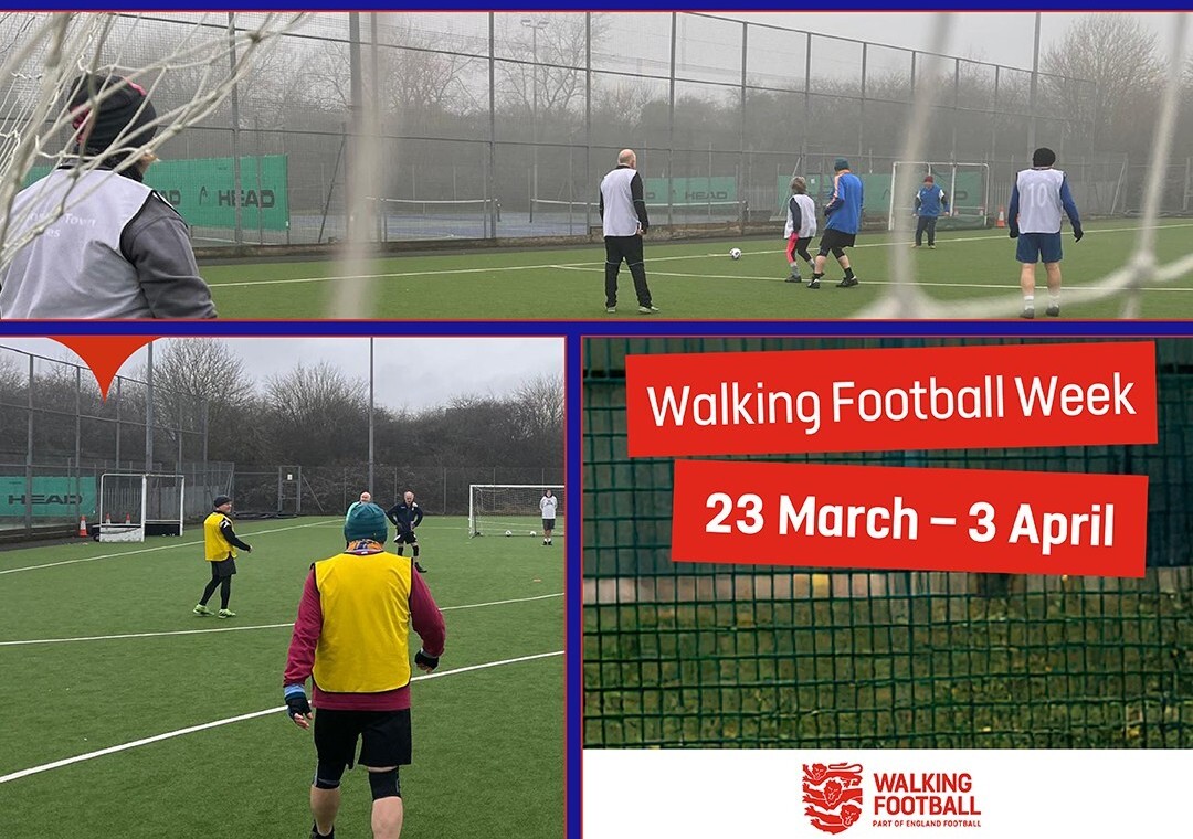 Images of walking football