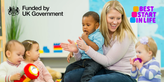 kids playing in a nursery