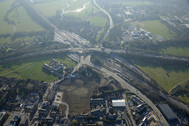 Aerial view of Huntingdon