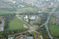Aerial view of Huntingdon