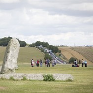 Picture of people at Stonehenge