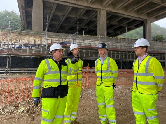 Gordon Henderson visiting M2 junction 5