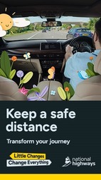 Campaign visual inside car