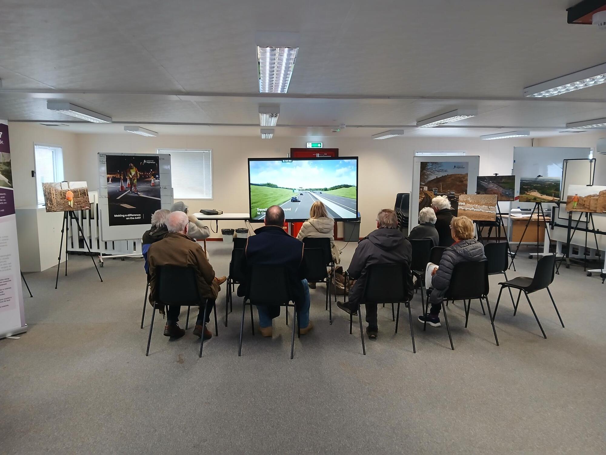 Image of public information events. 