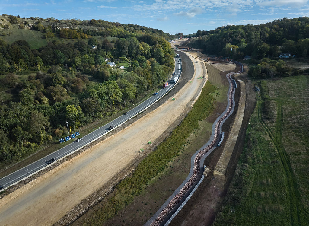 A46BrockworthJunction_to_AirBalloonRoundabout