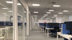 Image of a corridor in our new CTSC in Stoke-on-Trent