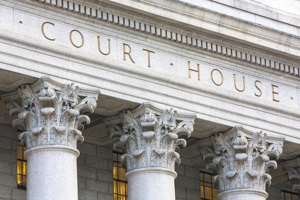 Court house sign
