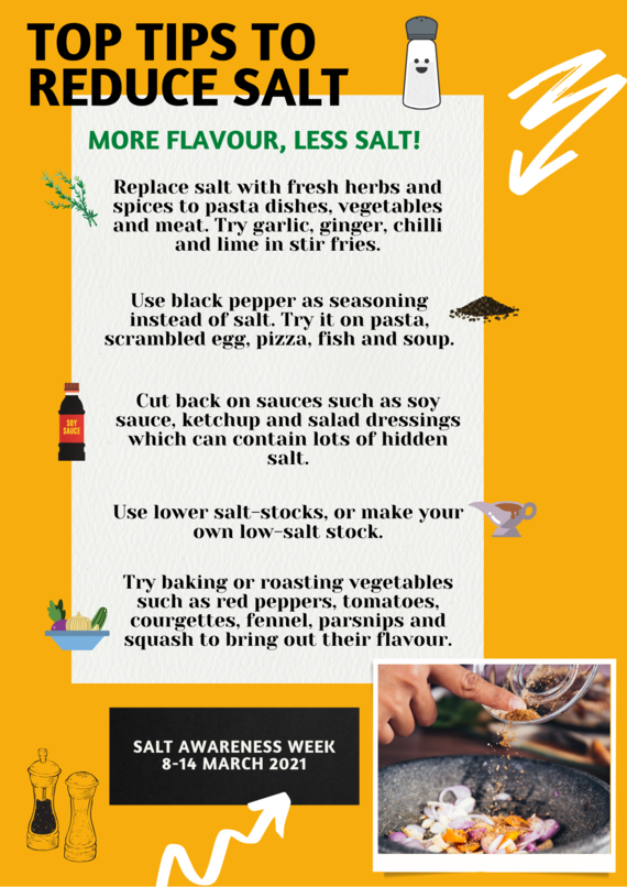 Reducing salt top tips