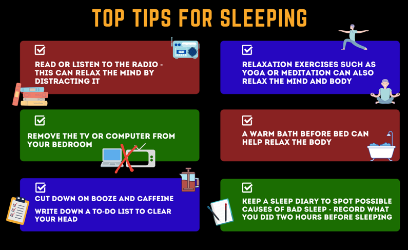 Sleep tips