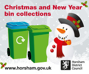 Christmas and New Year bin collections