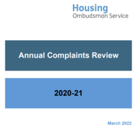 Annual review of complaints front cover image