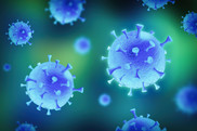 Coronavirus particles image