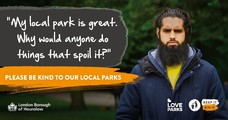 Love Parks litter campaign