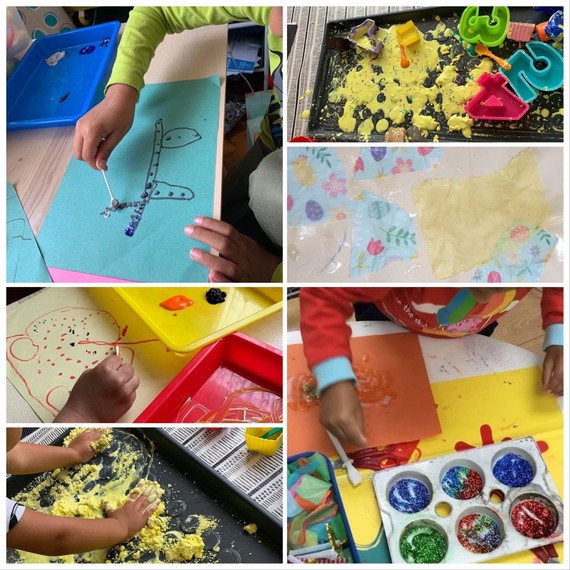 image of children's activities collage