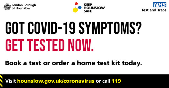 Got COVID-19 symptoms get tested now