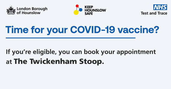 Twickenham Stoop vaccination centre