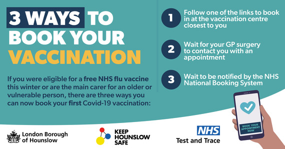 3 ways to book your vaccination 