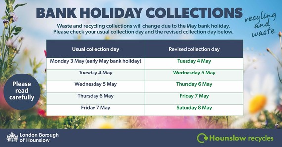 Early May bank holiday collections