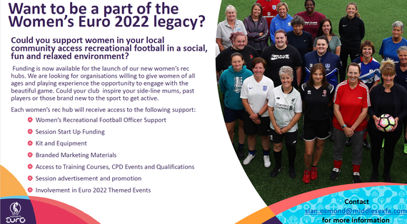 Want to be part of the Women's Euro 2022 legacy