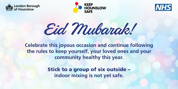 Eid Mubarak - COVID-19 safe