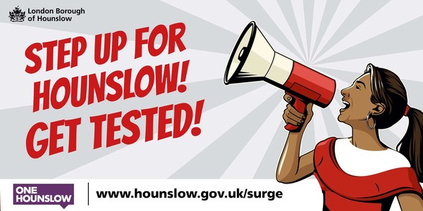Step Up For Hounslow! Get tested (female)