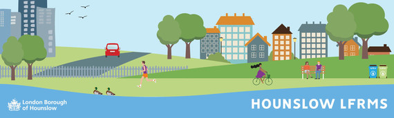 Illustration around flood warning