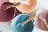 Image of baby bowls and spoons