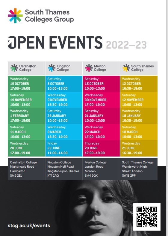 South Thames College Group Open Events