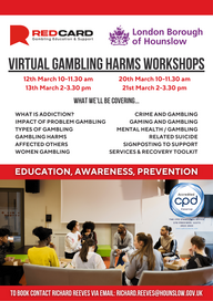 Virtual gambling awareness workshop