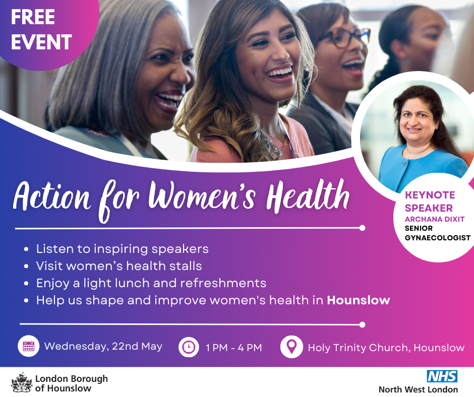 Women's health event 22 May