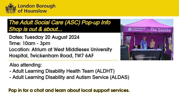 Social care pop up shop