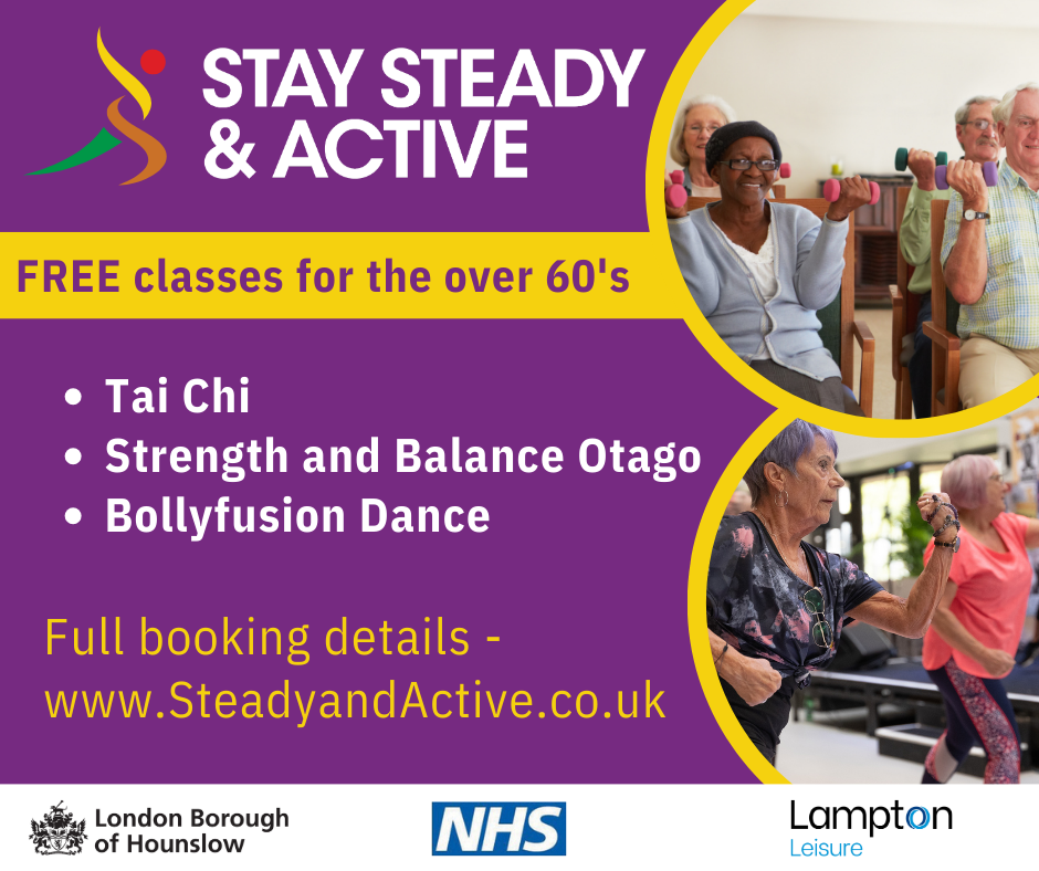 Stay steady and active classes