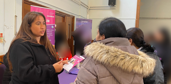 Women into work event