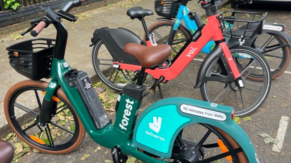 Forest and Voi e-bikes