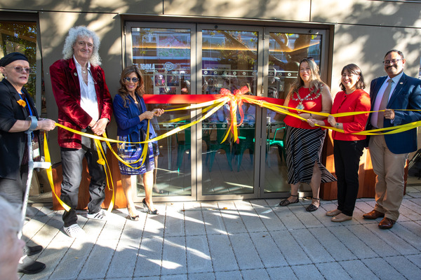 Angela, Brian May, Kashmira, Mayor, Seema Malhotra, Cllr Shantanu Rajawat