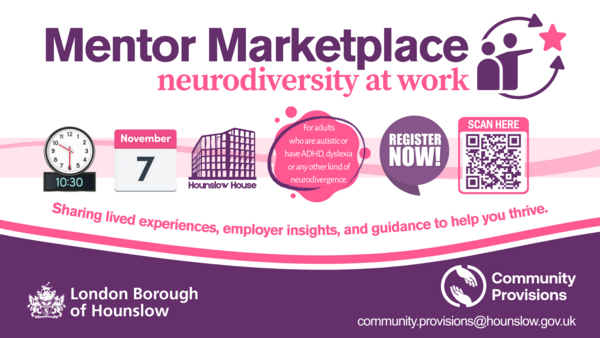 Neurodivergent event banner