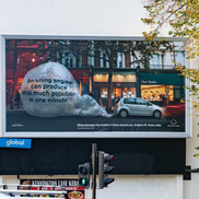 Engine off, every stop poster