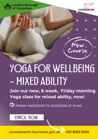 Yoga for wellbeing learn hounslow