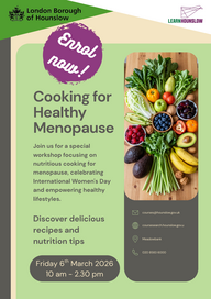 Cooking for healthy menopause