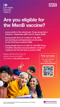 MenB vaccine July 2026