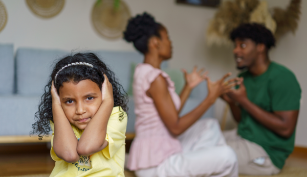 Domestic abuse mother and child