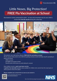 School flu vaccination