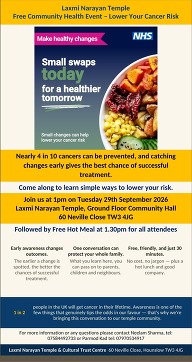 Know your cancer risks event