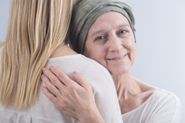 Photo of two women hugging