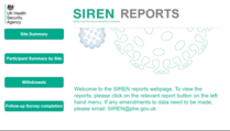 SIREN dashboard