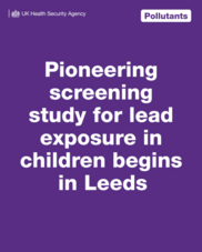 Lead study in Leeds