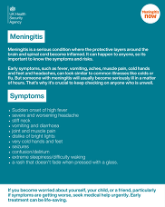 Meningitis signs and symptoms