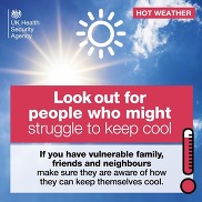 Look out for people who might struggle to keep cool asset