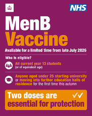 MenB vaccine offer
