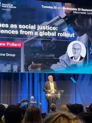 andy pollard at UKHSA conference